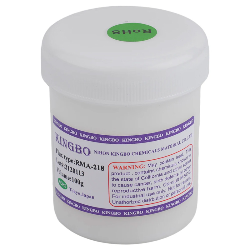 Mỡ hàn KINGBO RMA-218 100g hũ chính hãng flux no-clean BGA