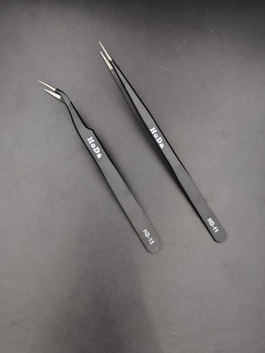 Panh nhíp Hoda HD-15 đầu cong & HD-11 đầu thẳng thép không gỉ