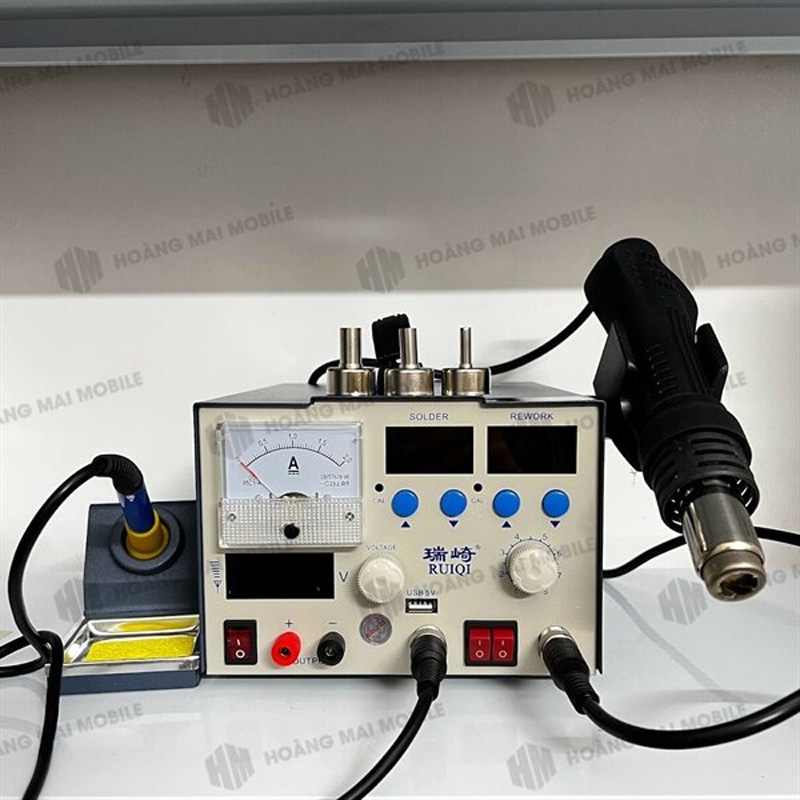 Hình ảnh thực tế Máy RUIQI 8915 với màn LED và đồng hồ kim hiển thị chuyên nghiệp