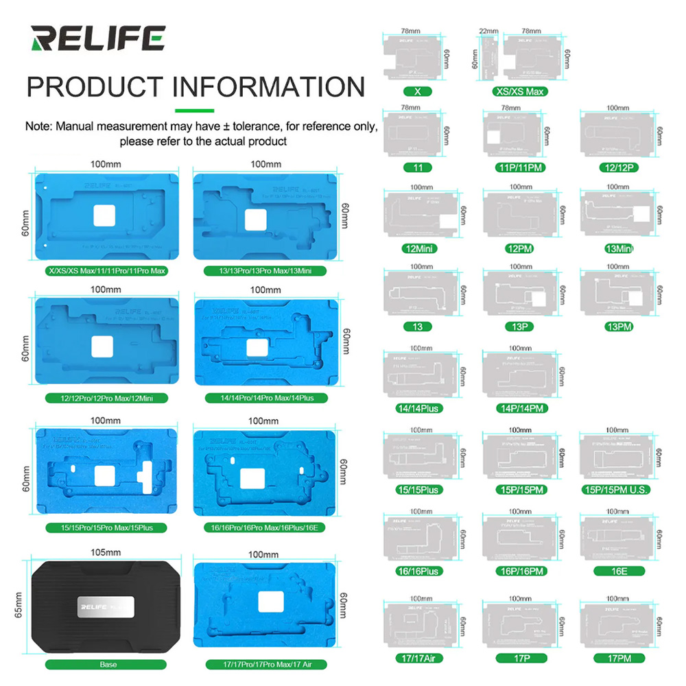 Thông số kỹ thuật Bộ làm chân viền RELIFE RL-601T