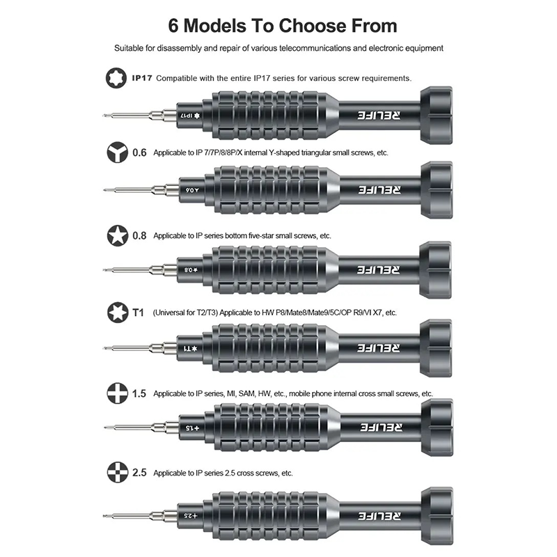 Tô vít RELIFE RL-730 - Sản phẩm chất lượng cho thợ sửa chữa điện thoại