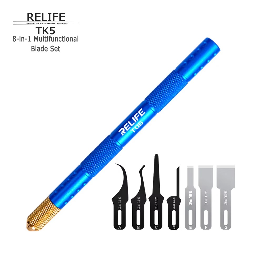 Hình ảnh đầy đủ Bộ dao đa năng RELIFE TK5